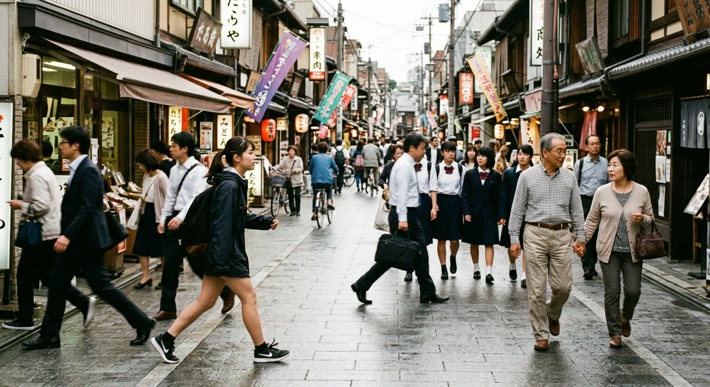 Personas caminando a distintos ritmos, el movimiento del cuerpo