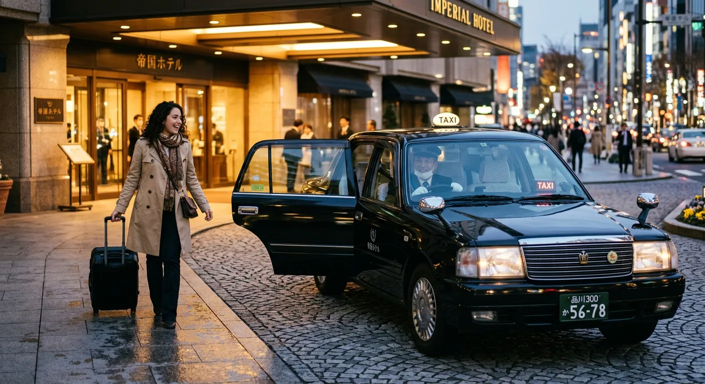 Taxis en Japón: Puertas Automáticas y Reglas Implícitas