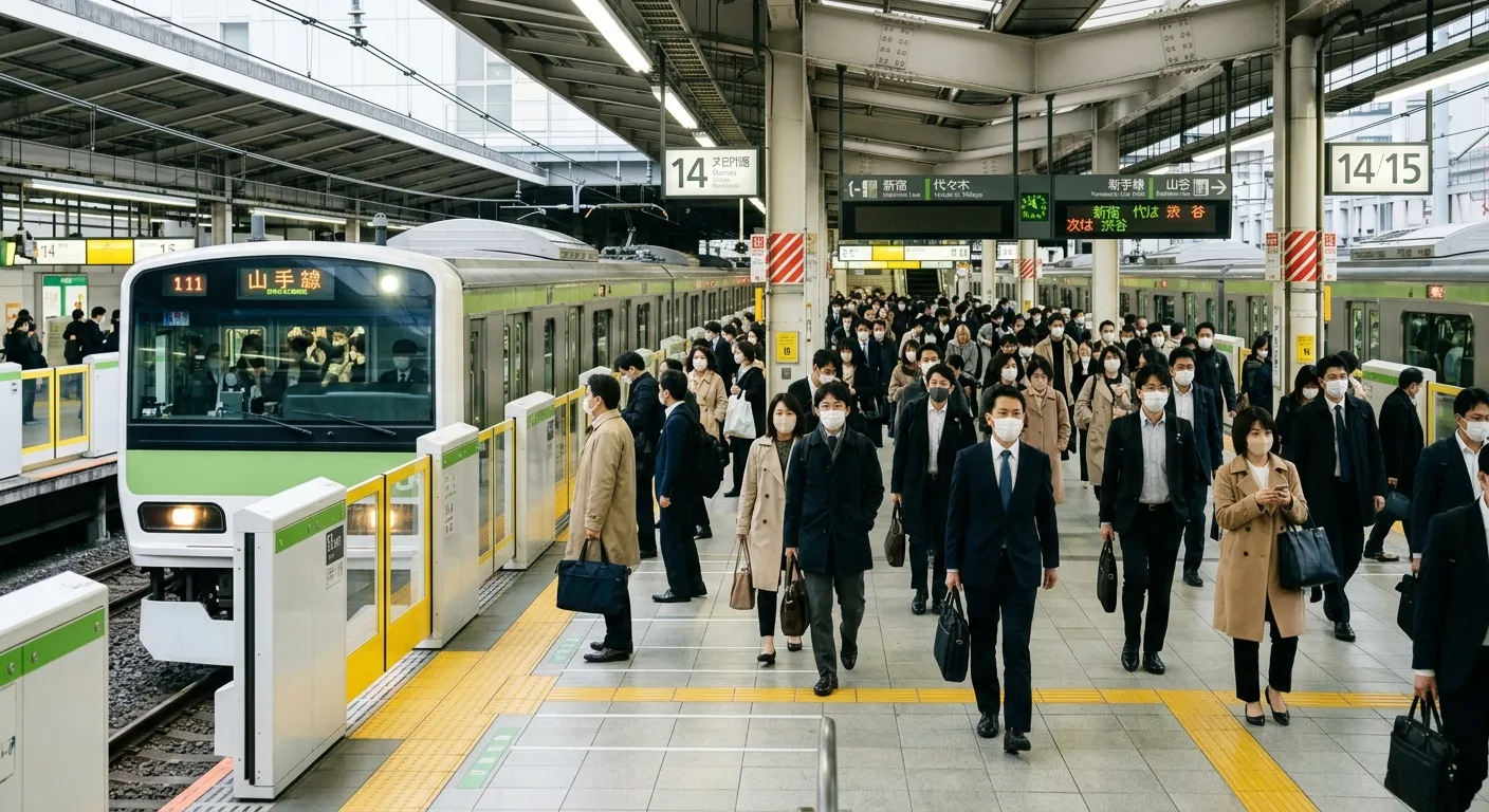 Imagen de portada del articulo: Trenes de Tokio: Cómo Sobrevivir a la Hora Punta Japonesa [2026]