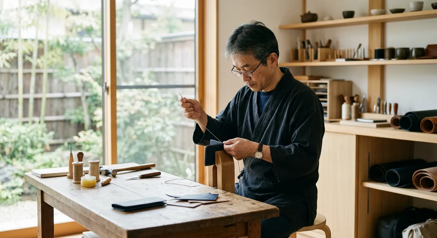 Profesional japonés trabajando con disciplina e integridad, el bushido en el Japón contemporáneo