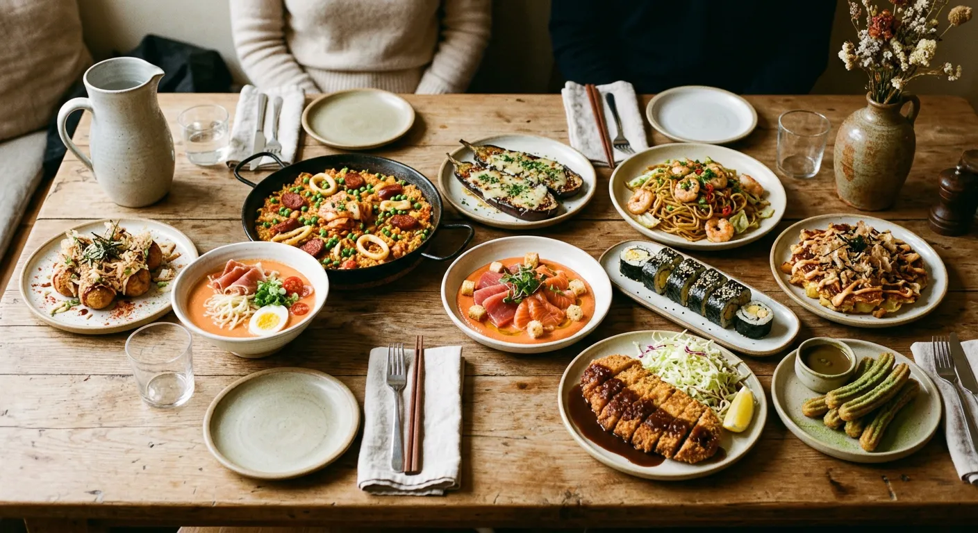 Diez platos de fusion Japon-Espana