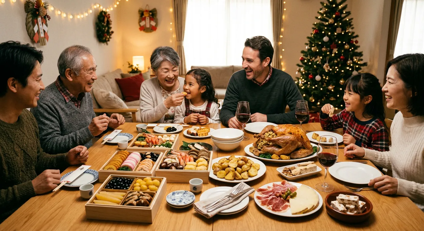 Ano Nuevo y Navidad, dos fiestas una familia