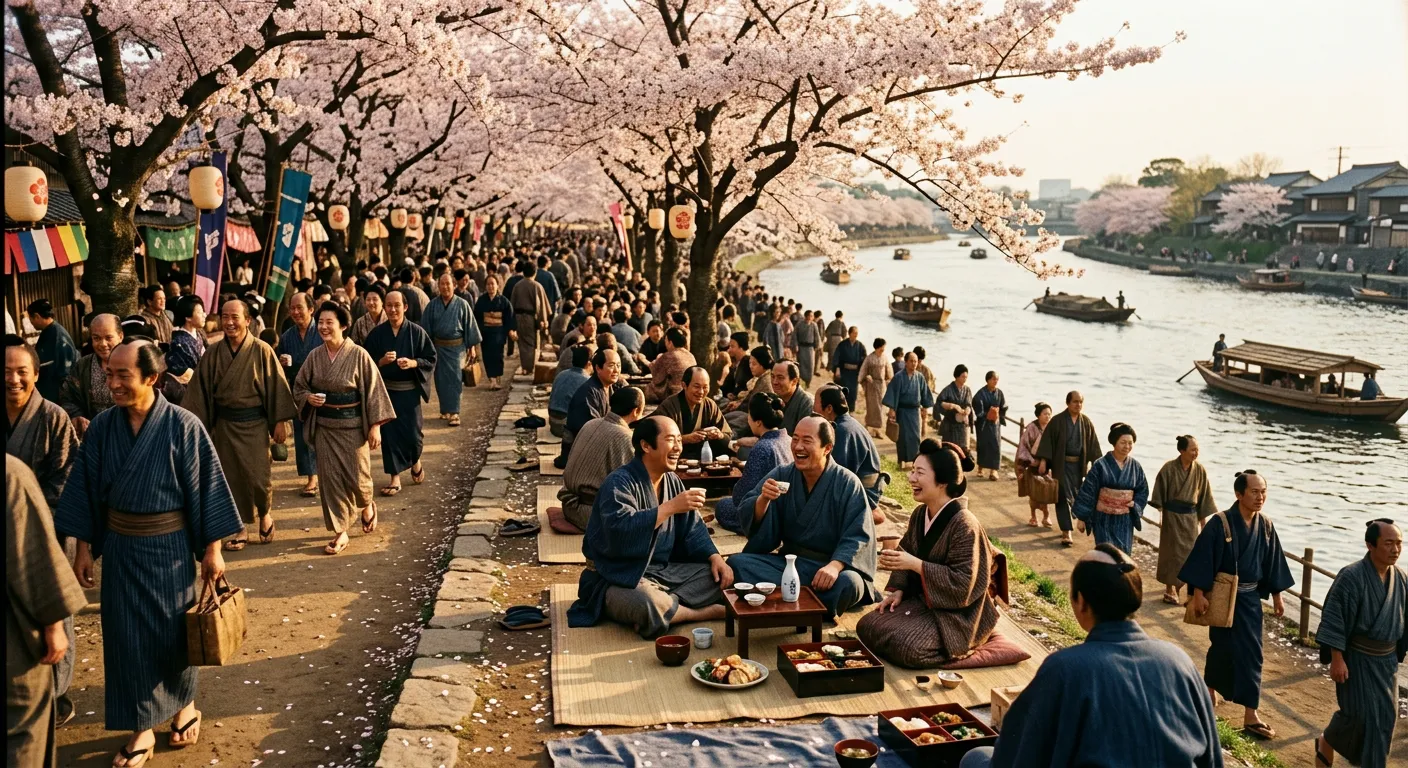 Del Edo popular al hanami de hoy