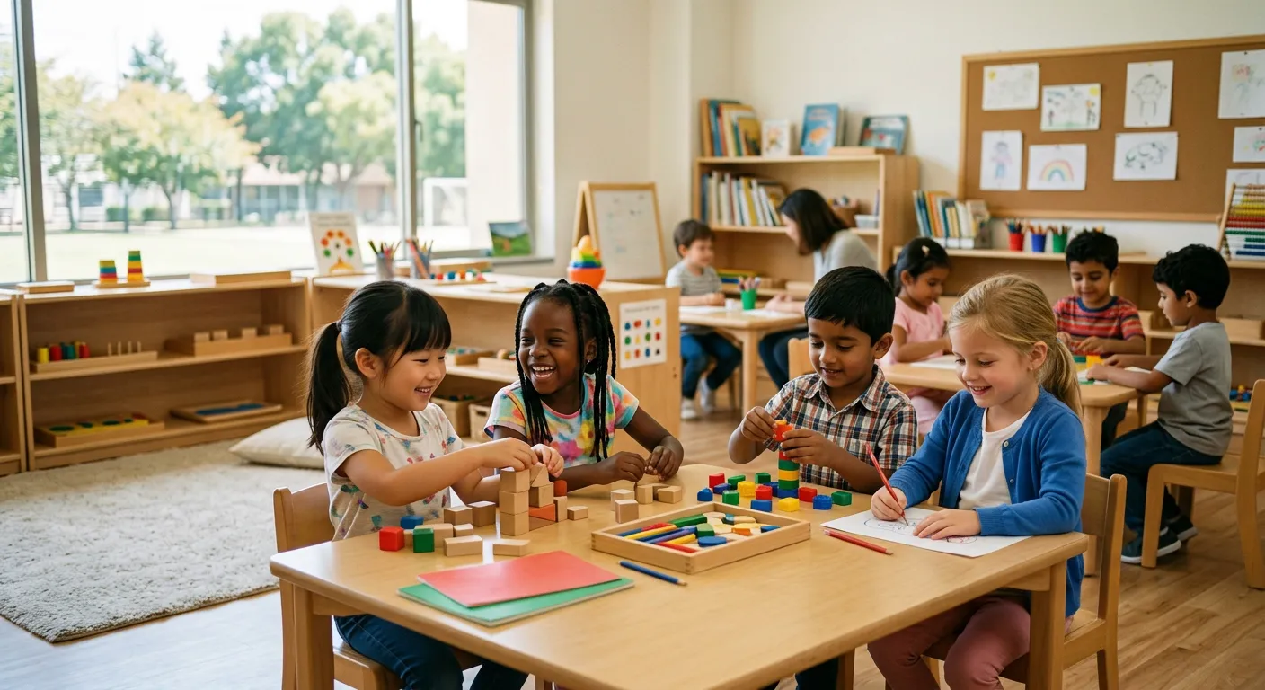 Ninos de origenes diversos aprenden y juegan juntos en un aula japonesa