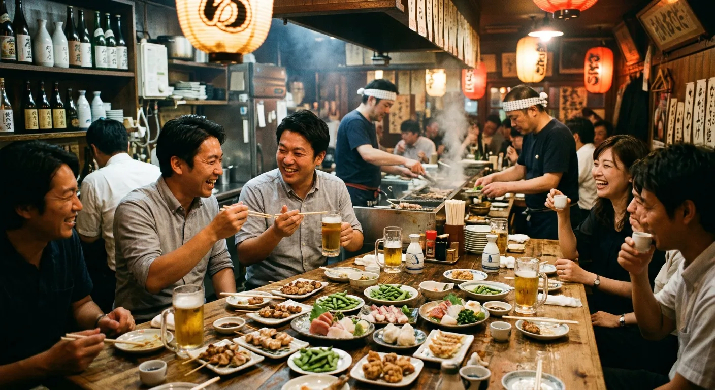 Que es exactamente un izakaya, el interior animado
