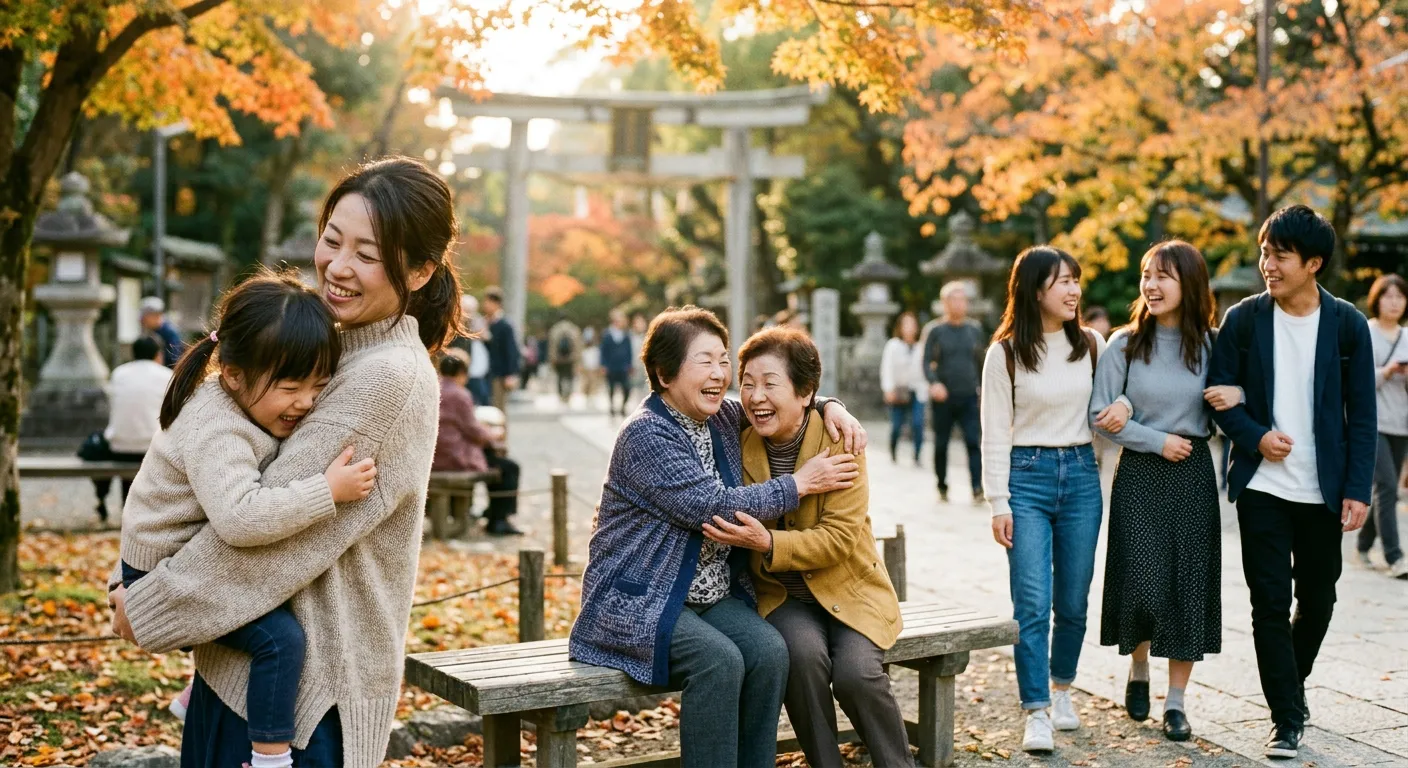 El amor que Japon si expresa en voz alta, familia y amigos