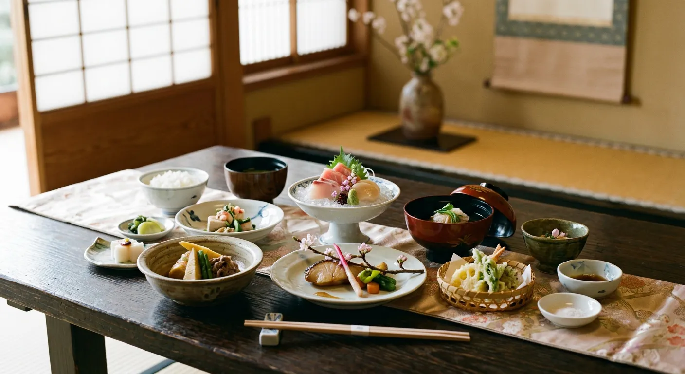 Un plato kaiseki exquisito, la belleza que se come