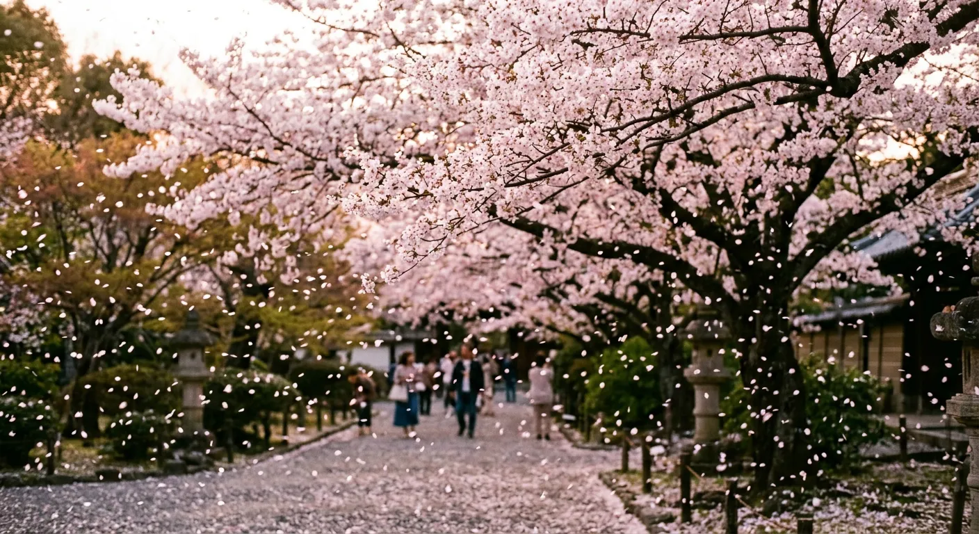 El sakura, hermoso porque muere