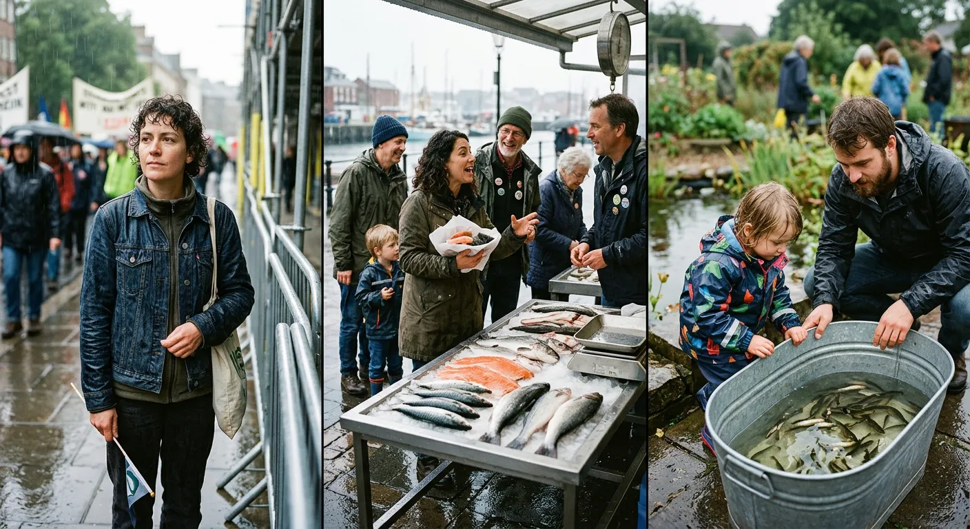 Las familias de la lluvia, el metal y los peces