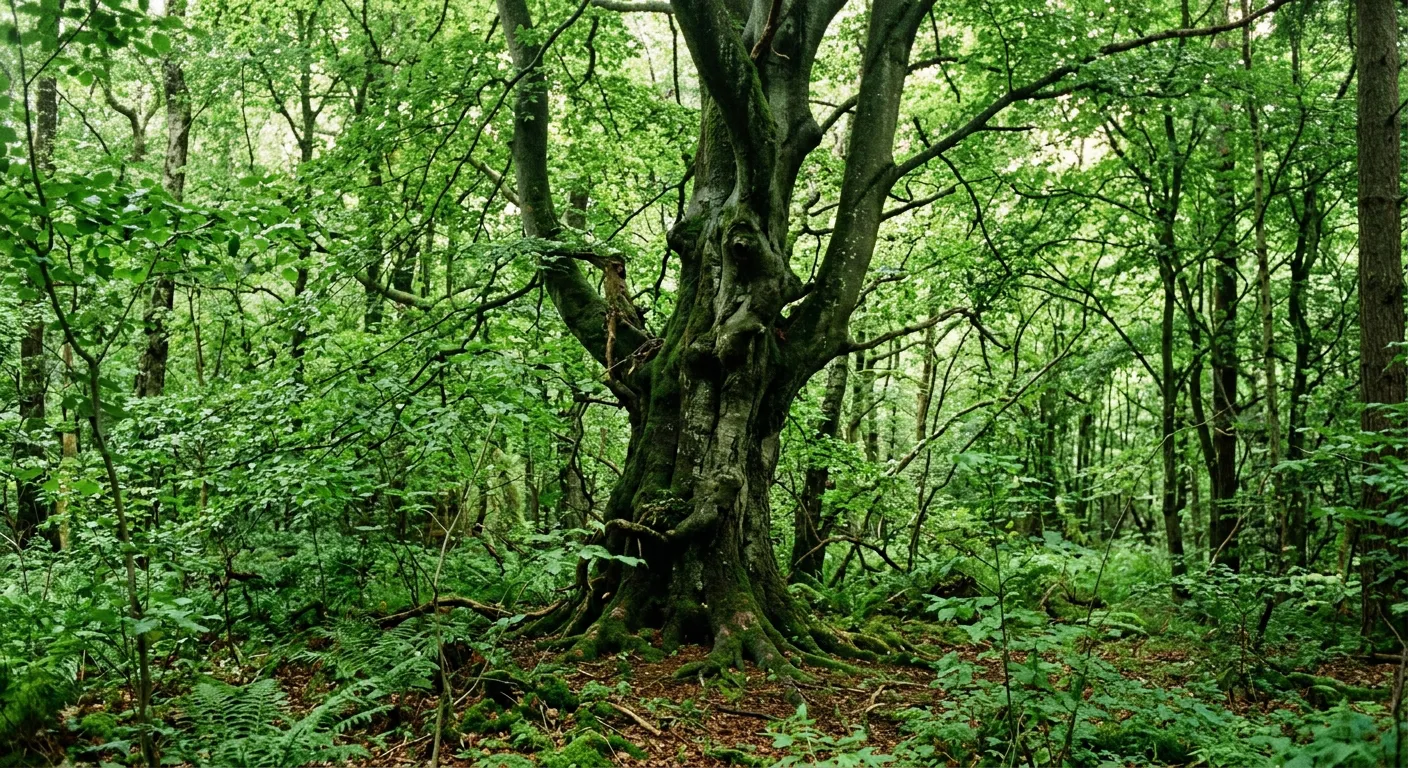 El radical del arbol y la familia del bosque