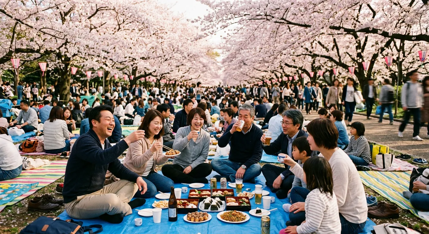 El hanami, el escenario del refran