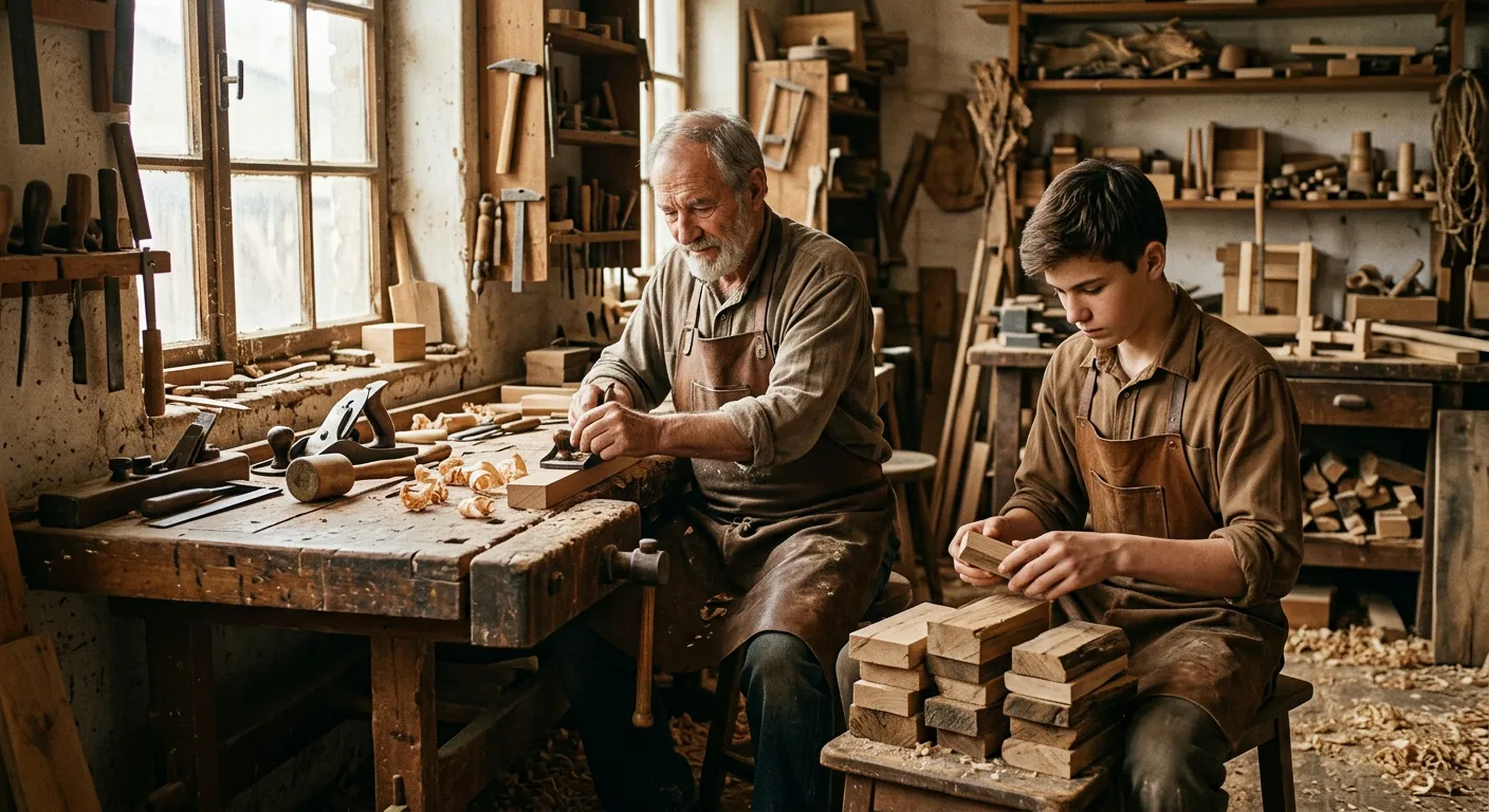 El aprendizaje artesanal, anos antes de empezar