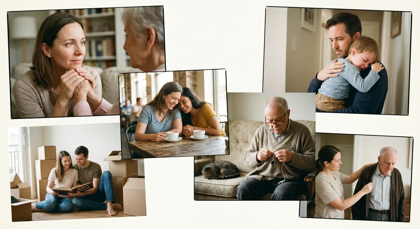 Escenas que expresan las palabras esenciales del corazon