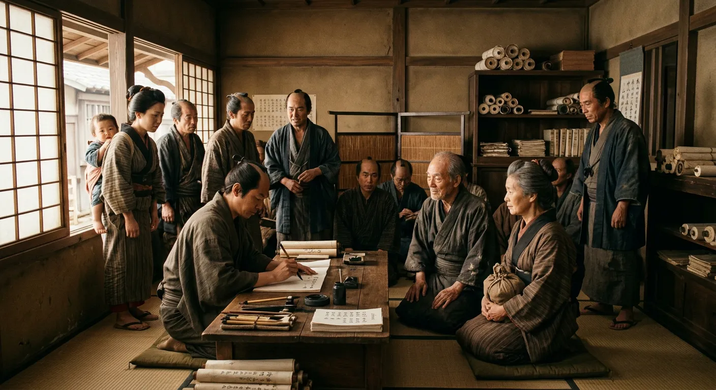 En la era Meiji el pueblo comun recibio apellido