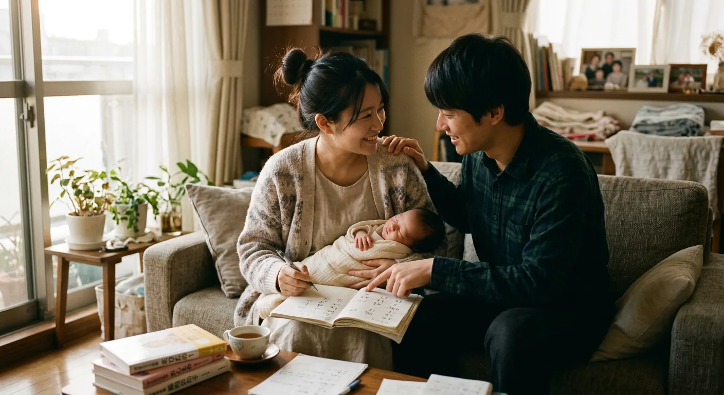 Unos padres eligen un nombre con significado para su bebe