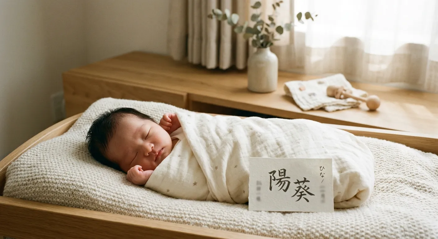 Un bebe recien nacido, los kanji de nombre populares hoy