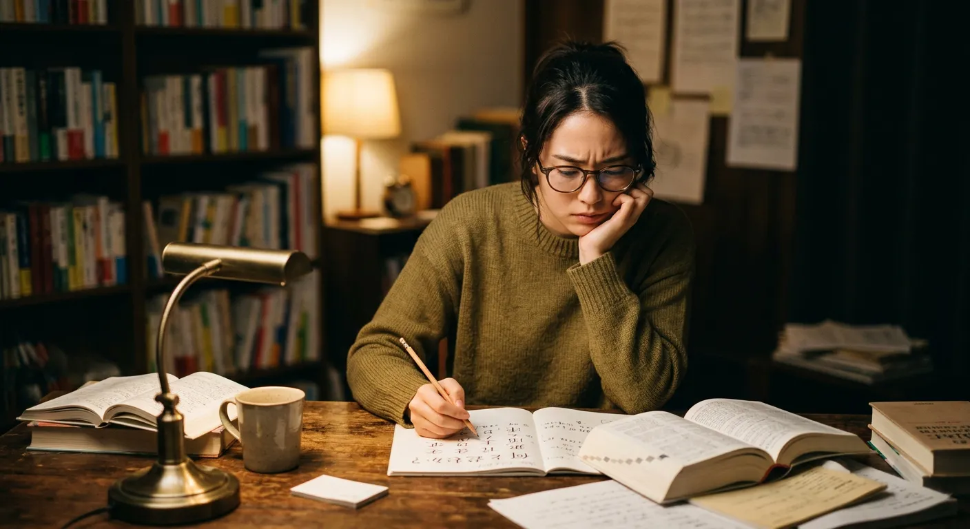 Un estudiante duda que lectura usar