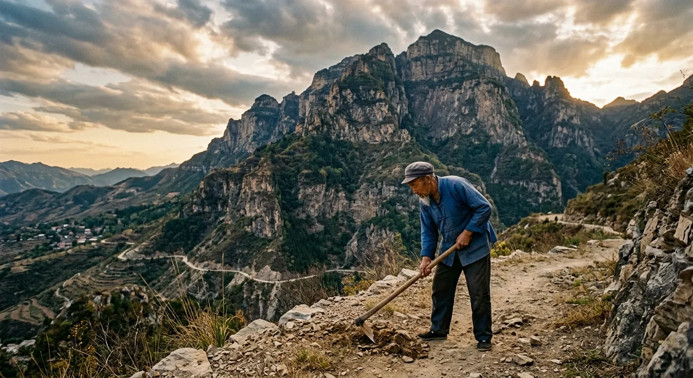 El viejo que decide mover la montana, el esfuerzo constante