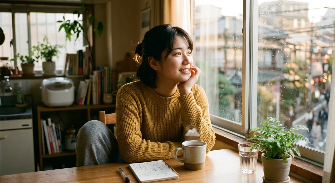 Una persona suena despierta con el futuro