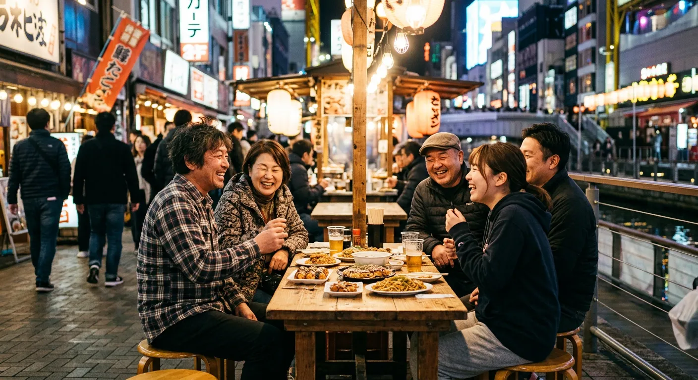 Osaka, comida, comedia y caracter