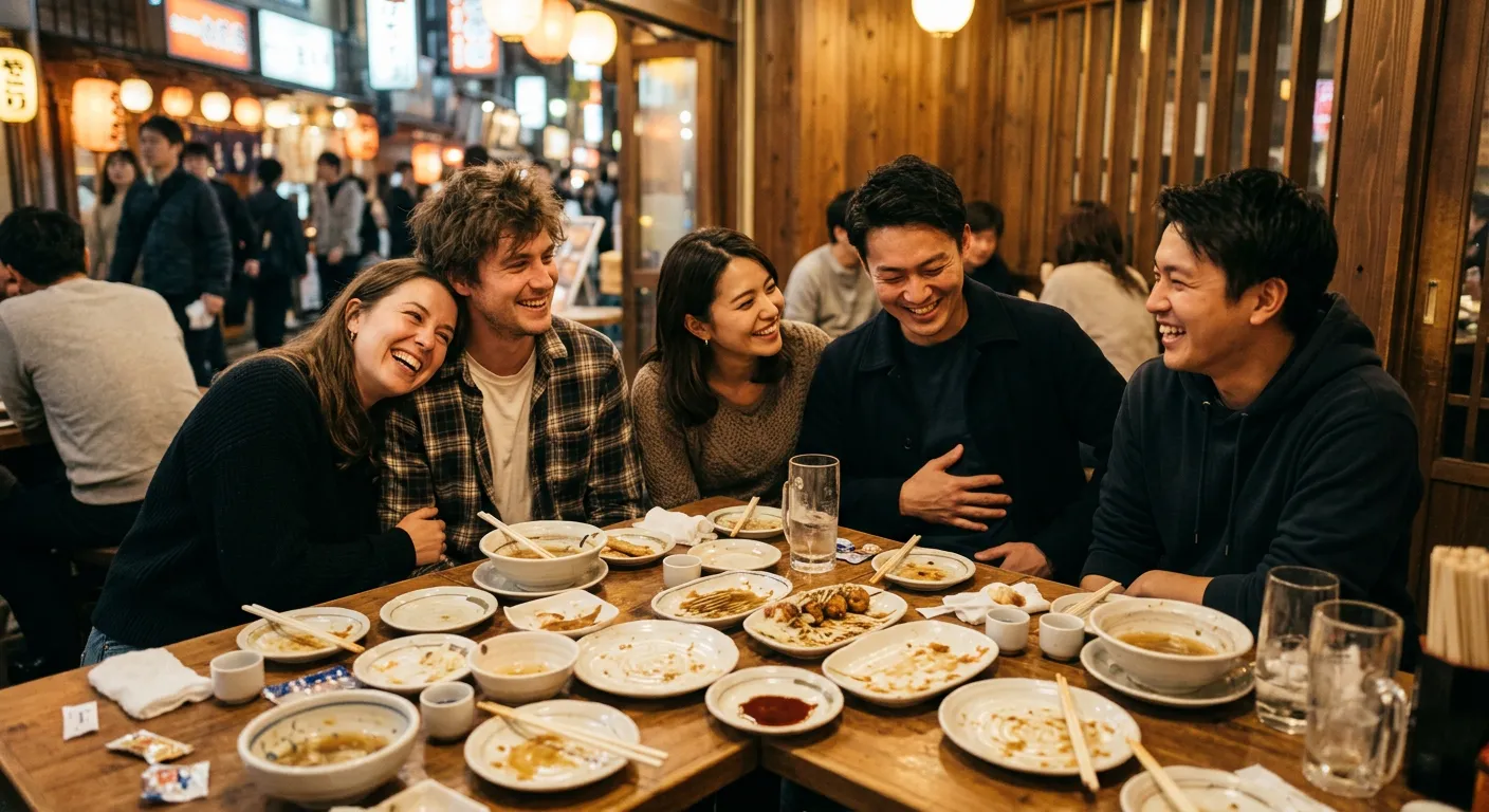 Comer hasta caer, a la manera de Osaka