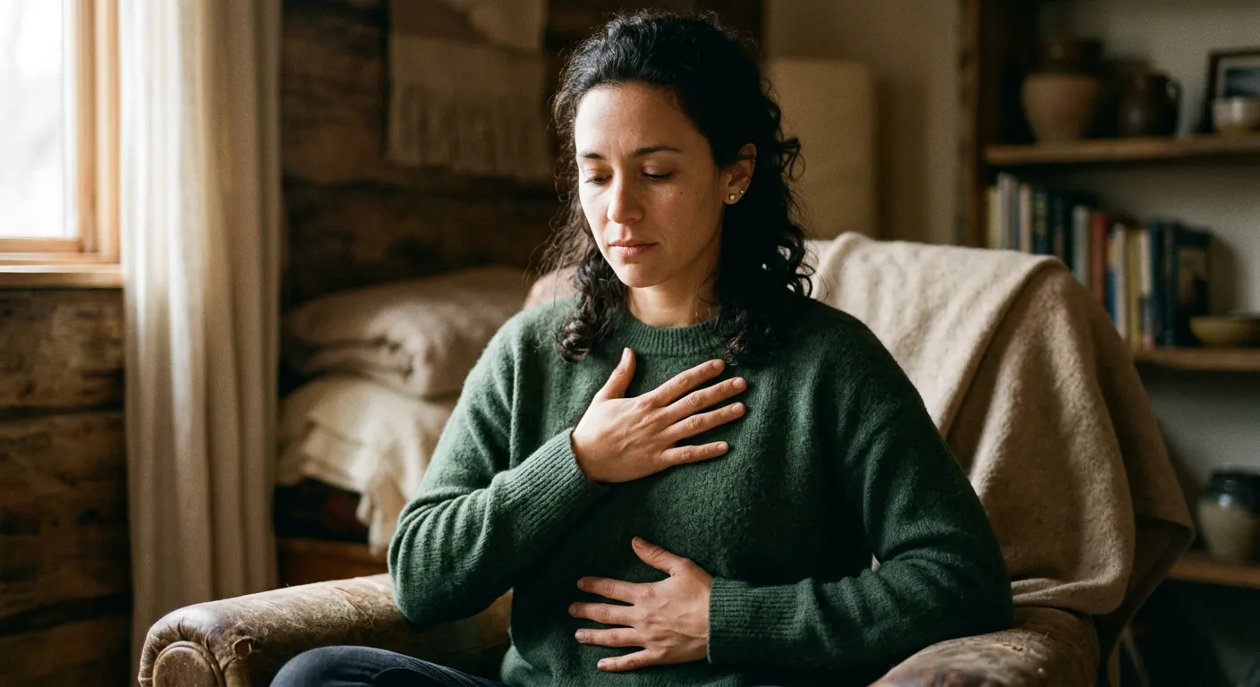Una persona siente las emociones en distintas partes del cuerpo