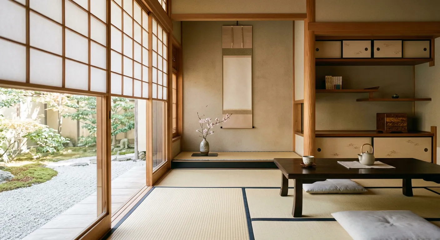 Una habitacion ordenada y despejada, la filosofia sukkiri