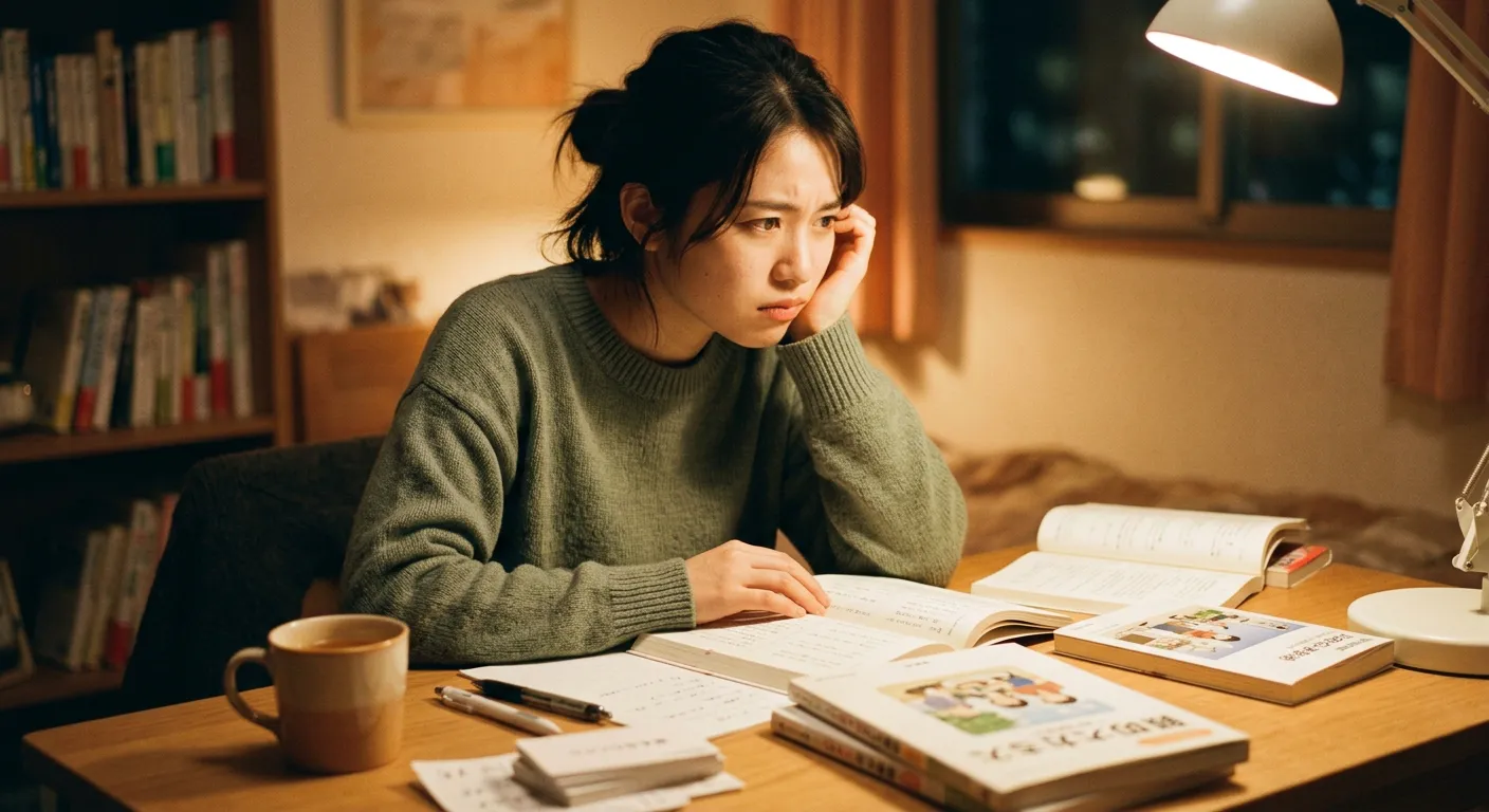 Un estudiante de japones se topa con un muro que los manuales no derriban