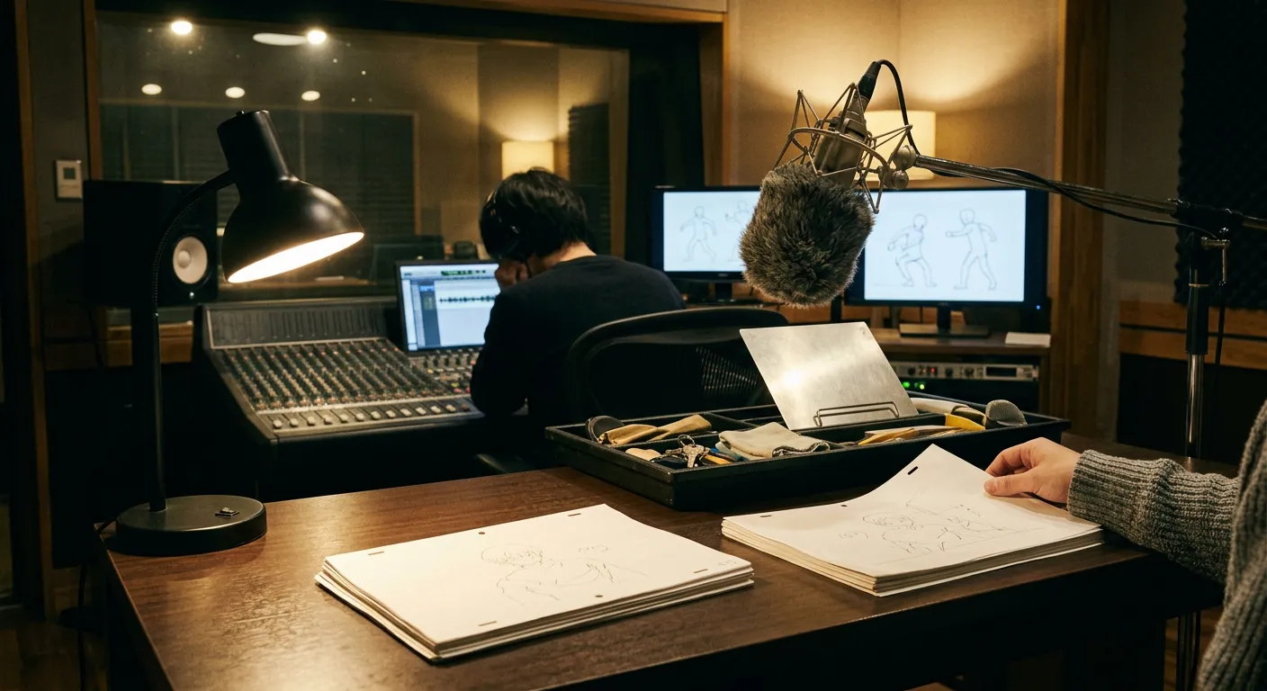 Un estudio de anime convierte los dibujos en sonido