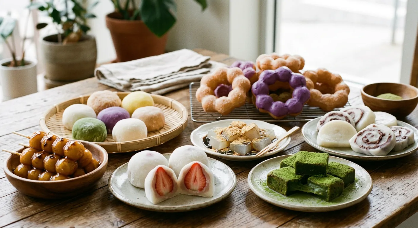 Dulces y panes de textura mochi que se expanden por el mundo