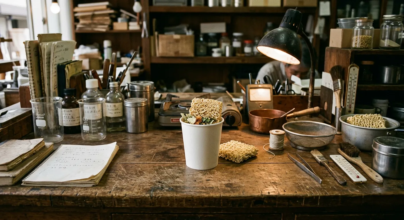 La invencion del ramen instantaneo