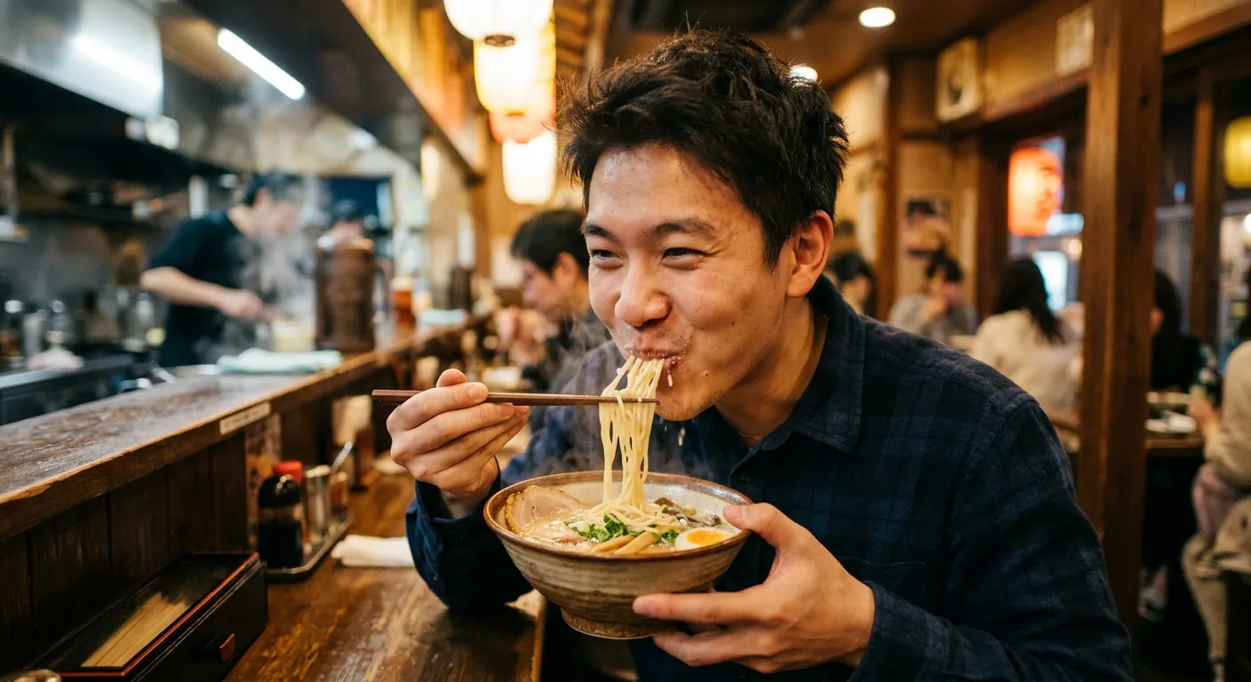 La etiqueta del ramen, el arte de sorber
