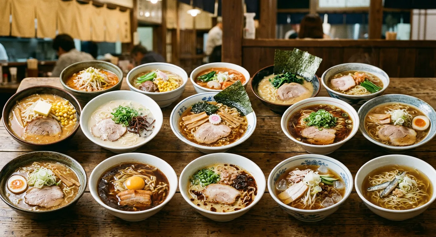 El ramen regional, cien sopas un pais