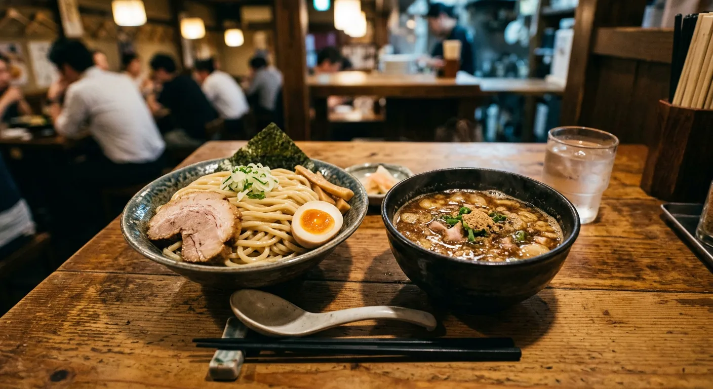 El tsukemen, los fideos que se mojan aparte