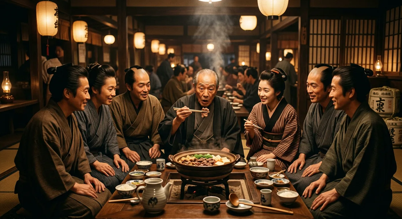 Del gyunabe al sukiyaki, la fiebre de la carne en Meiji