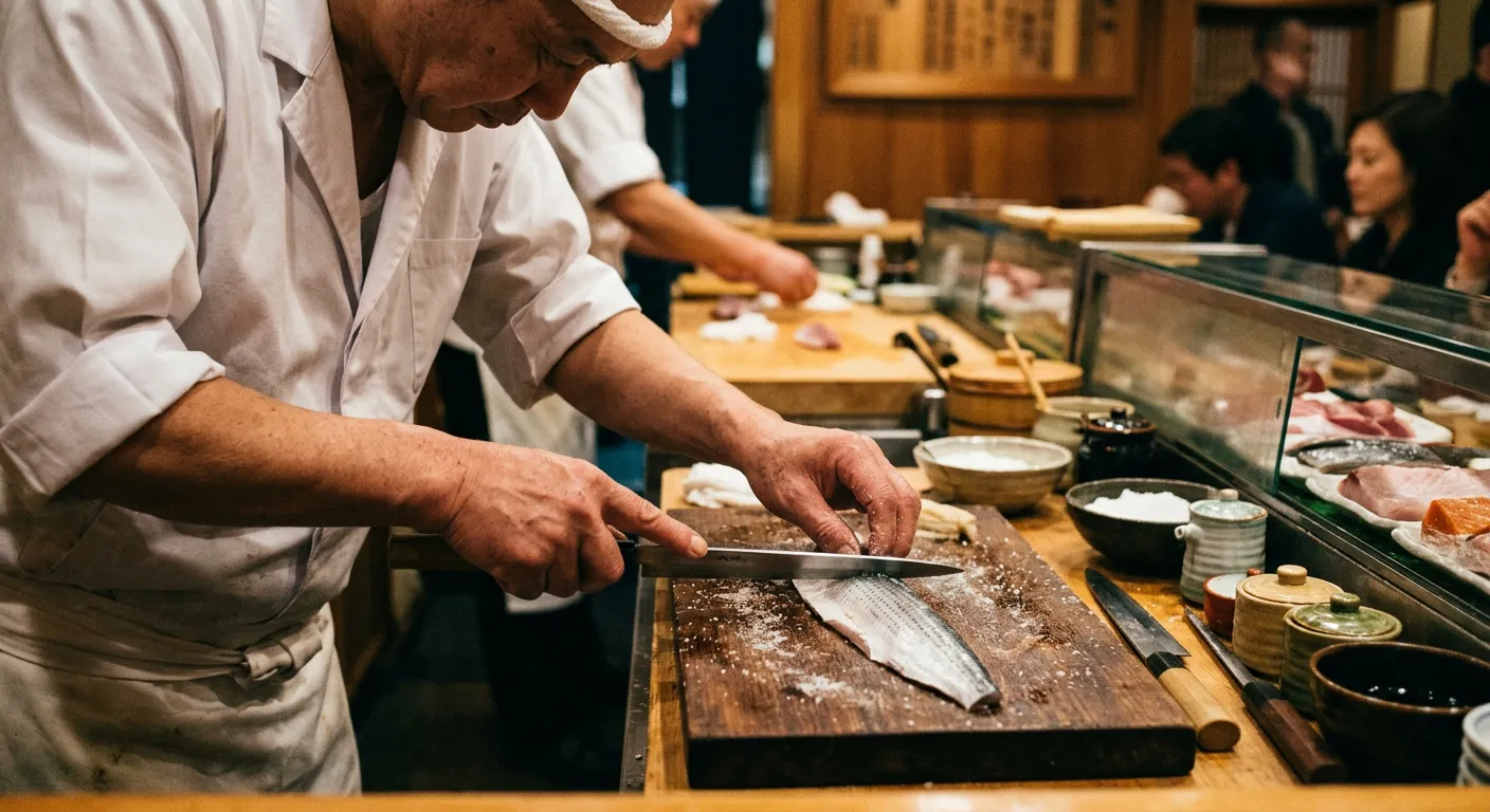 El edomae, el trabajo invisible sobre el pescado