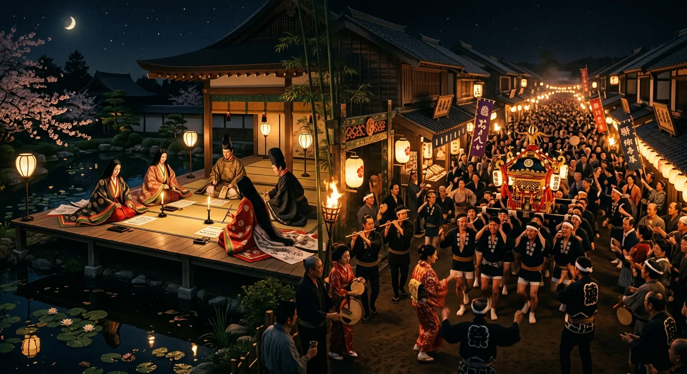 De los nobles Heian al pueblo de Edo