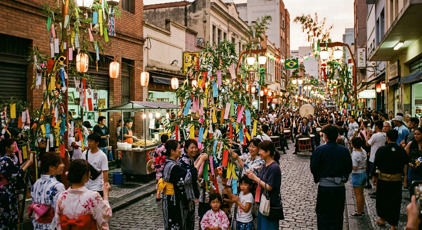 El Tanabata fuera de Japon, el caso de Sao Paulo