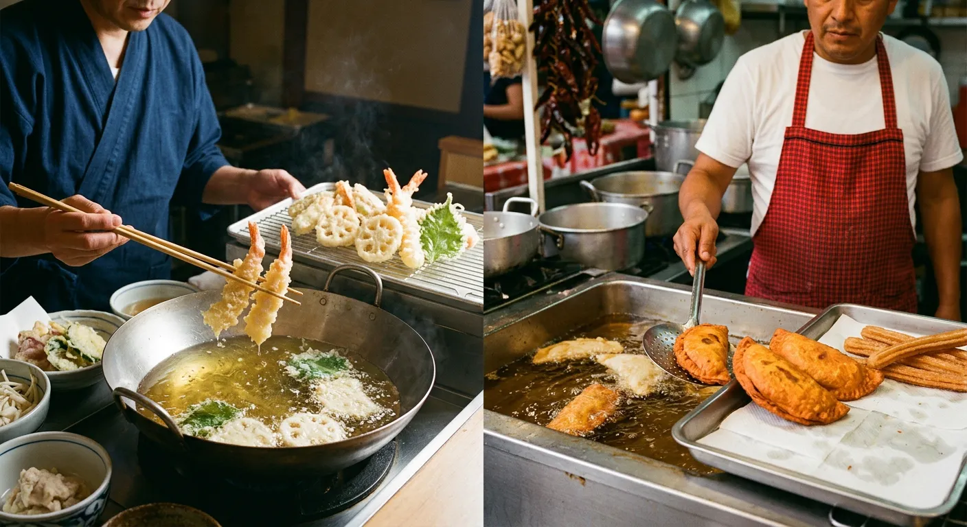 El frito japones frente al frito hispano