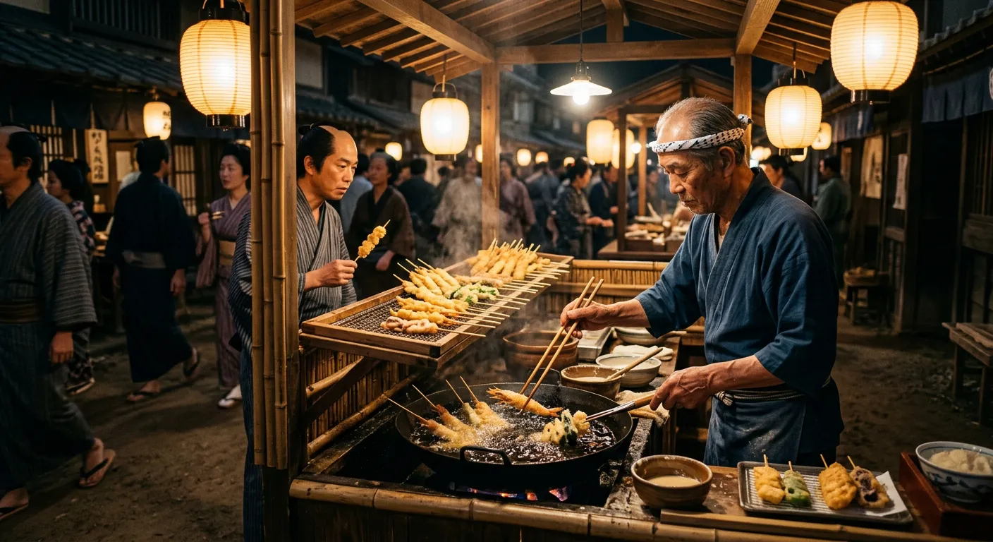 De Nagasaki a Edo, el tempura se hace japones