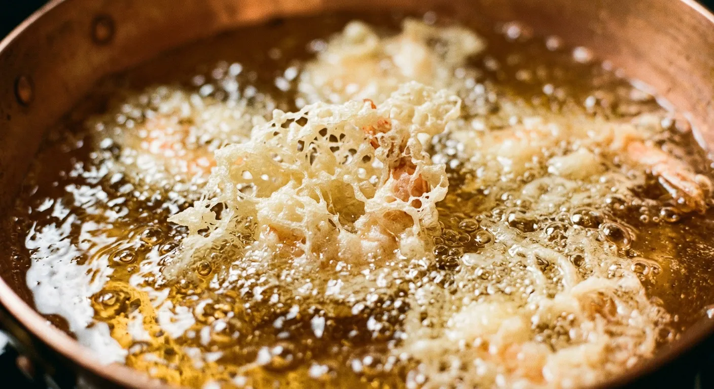 El secreto de la masa ligera del tempura
