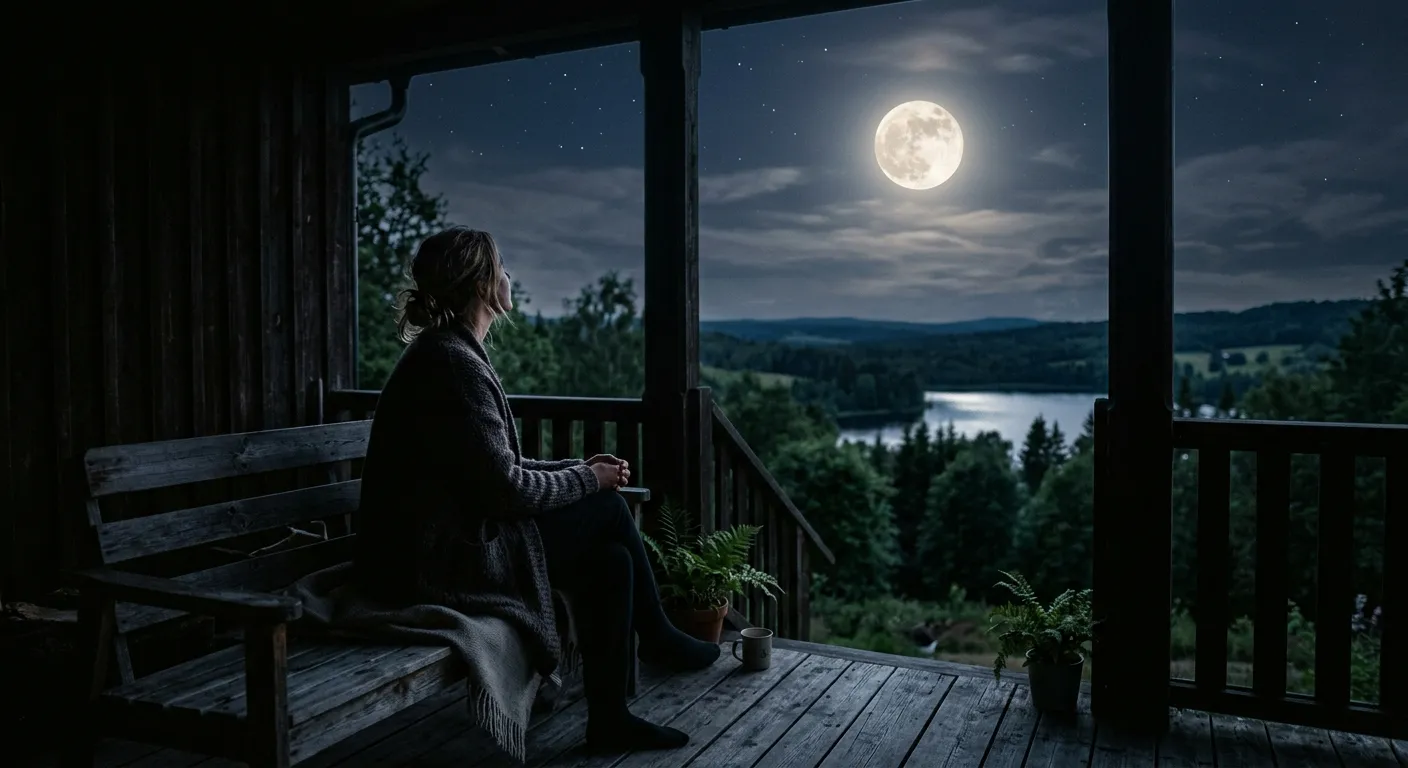 Una noche silenciosa de contemplacion