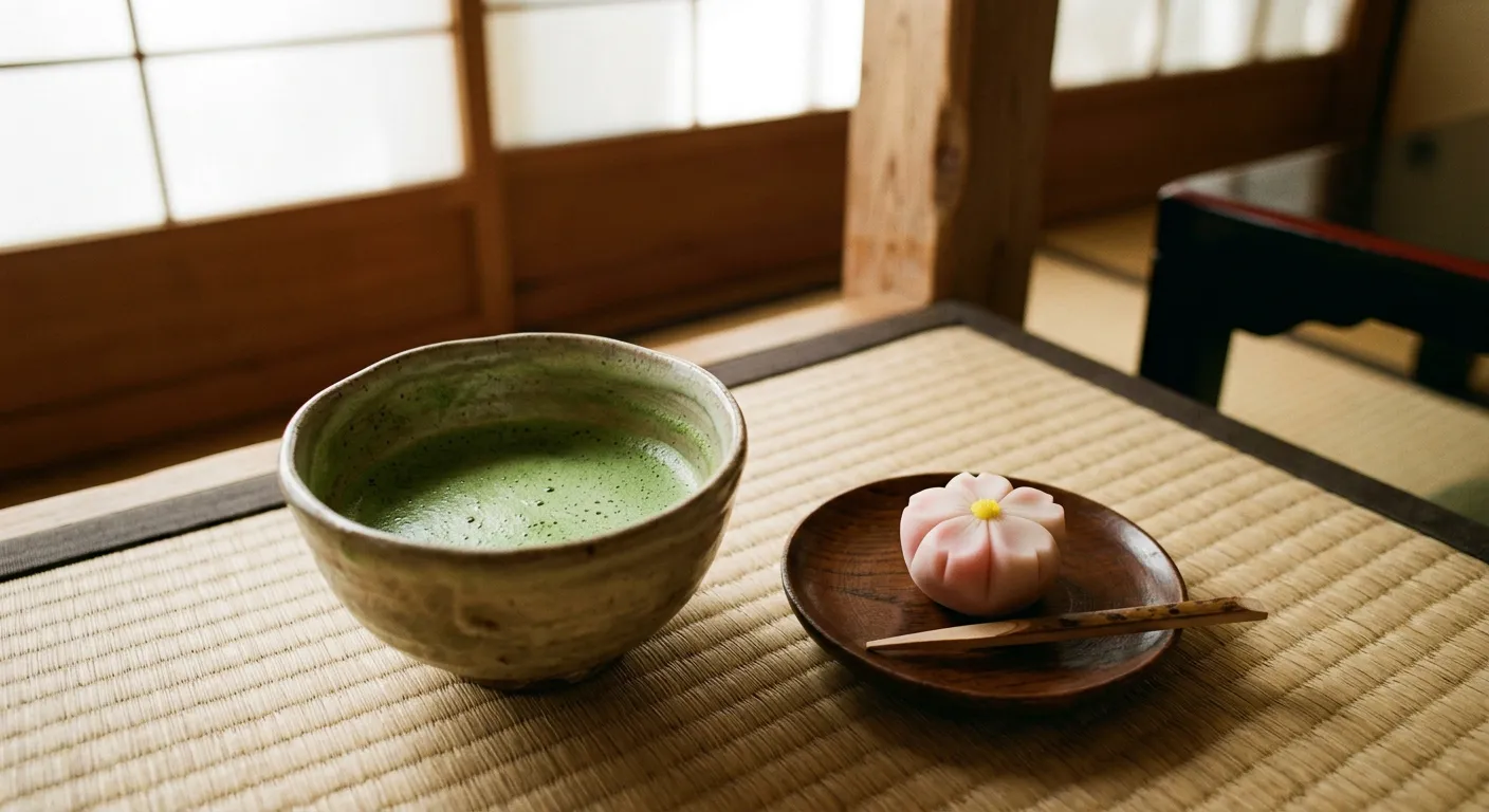 El matcha y el wagashi, una pareja inseparable